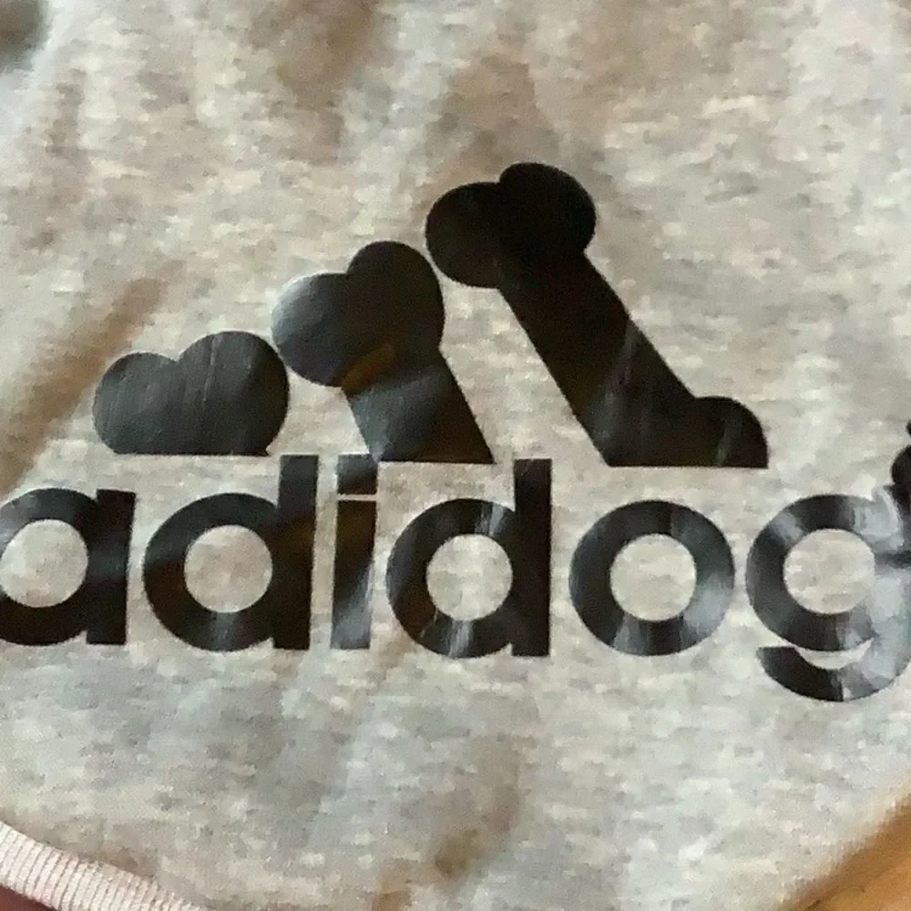ADIDOG Gray Track Hoodie *NEW* - Picture 3 of 9